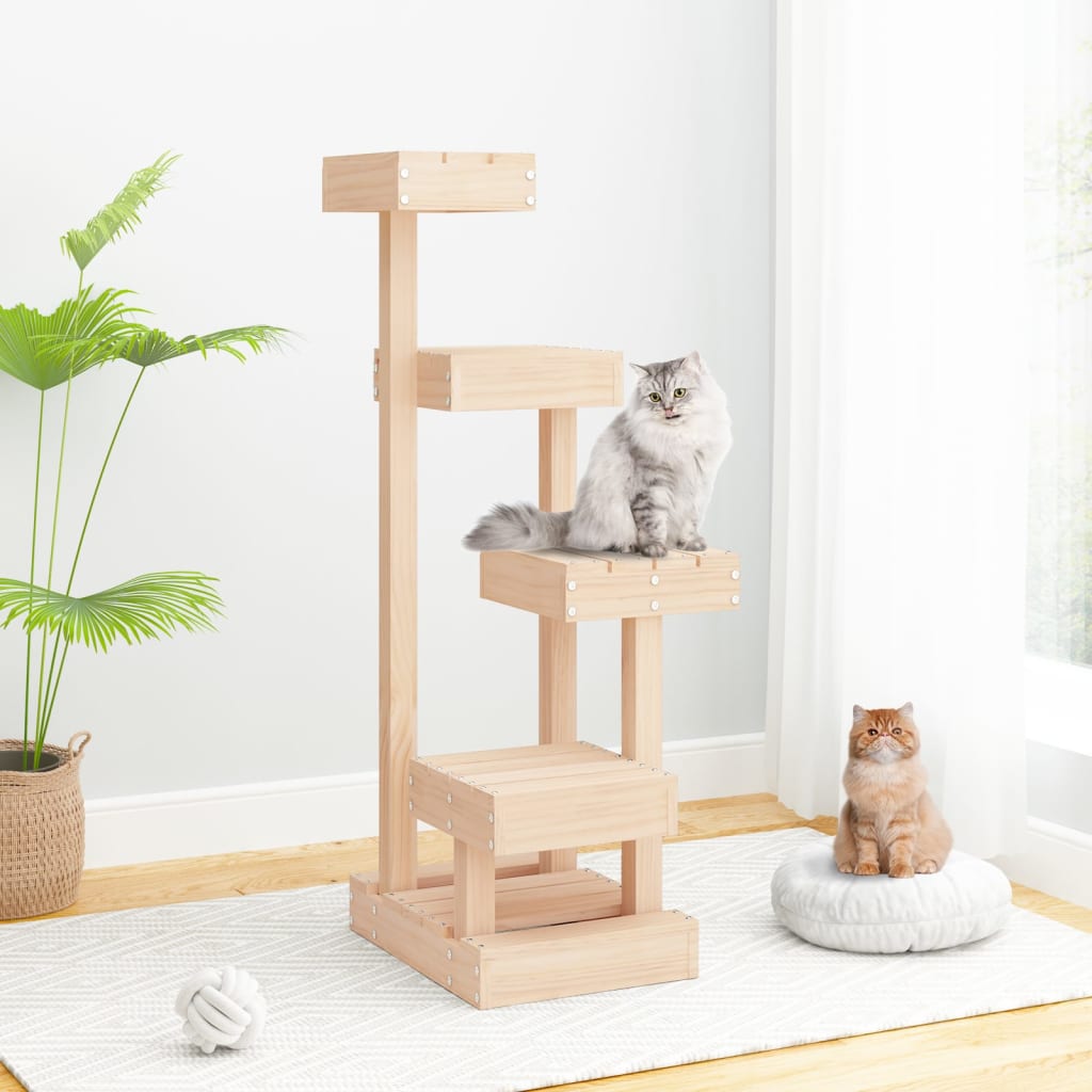 Holz Katzenbaum für Katzen | Mein Haustierbedarf 24